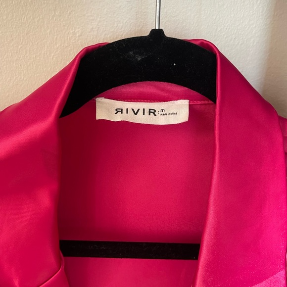 NWT 3 pc Pink Silk Set - Picture 2 of 7